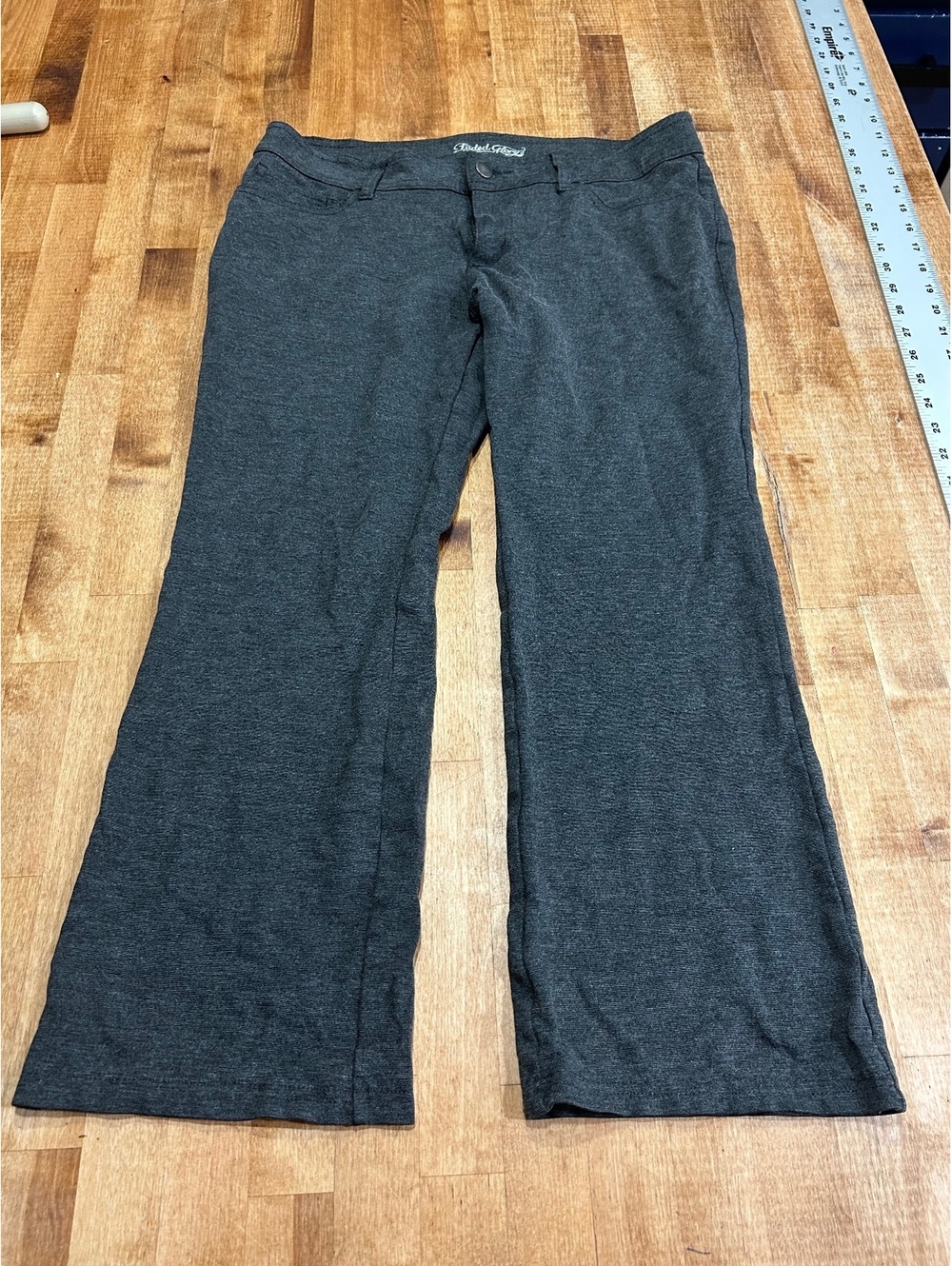 Women's Dark Gray yoga Pants Size 10